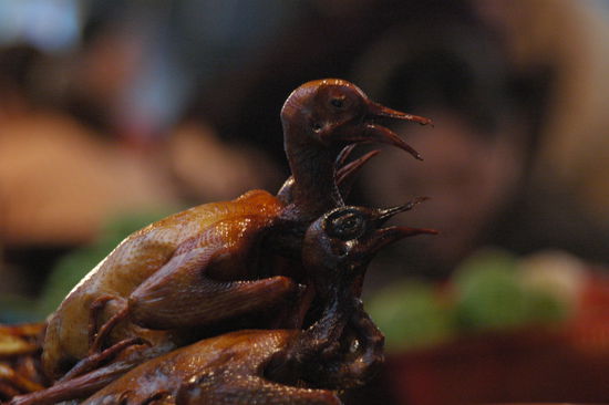 Glasiertes Gefluegel