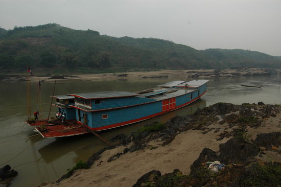 Anlegestelle auf ca. halben Weg zwischen Luang Prabang und Pak Lay