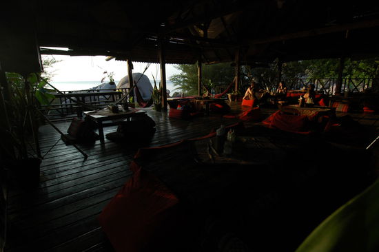 Entspannte Atmosphere im "Sai Thong"-Restaurant