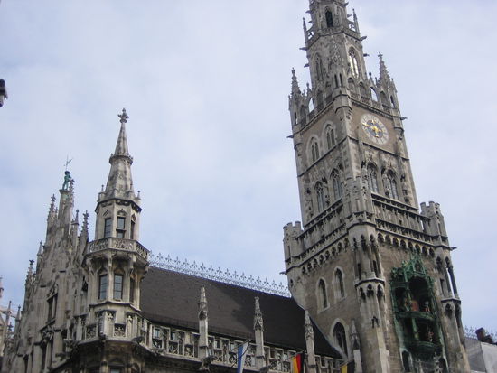 Das Rathaus am Marienplatz