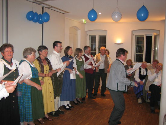 Gesangseinlage zu Ehren Waldis