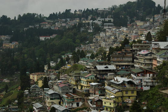 Blick auf Darjeeling (einen Teil davon ...)