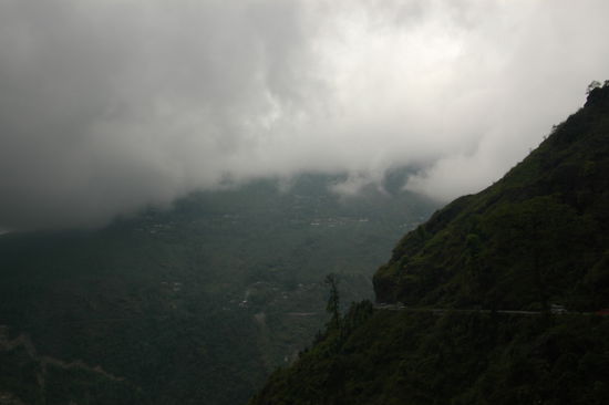 Auf dem Weg in die Wolken