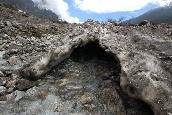 Gletscher im Yumthang-Tal