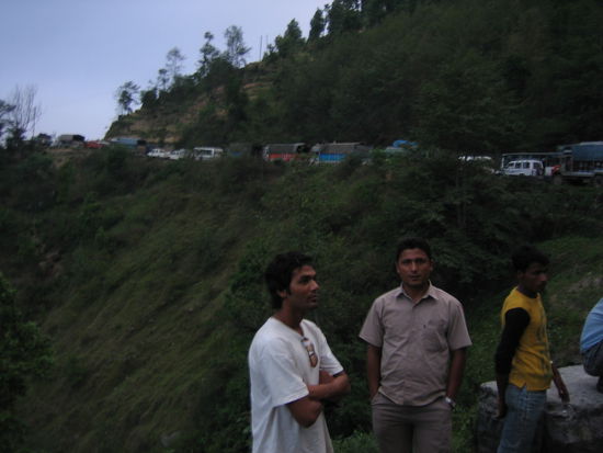 Der Superstau kurz vor Kathmandu