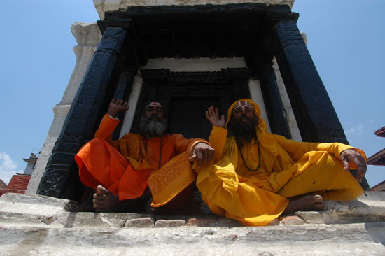 Saddhus in Kathmandu