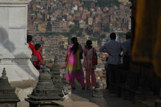 Blick auf Kathmandu (von Swayambhunath)