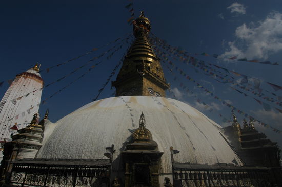 Swayambhunath;
Der Stupa