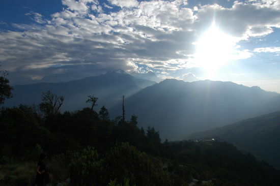 Ein kleiner Teil des Panoramas vom Poon Hill