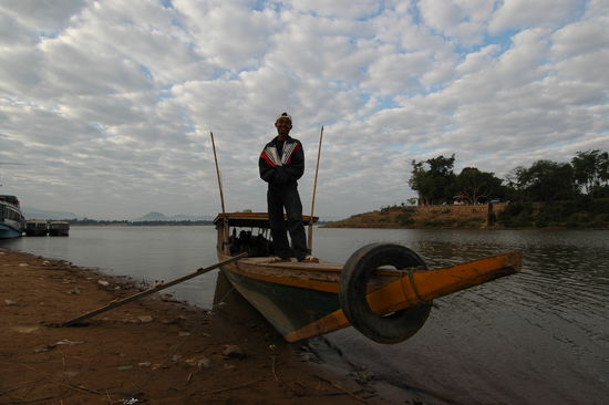 Boot von Pakse nach Si Phan Don