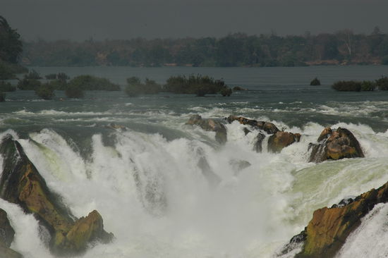 Der groessere der beiden Mekong-Faelle