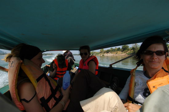 Schnellboot von laotisch/kambodschanischer Grenze nach Stung Treng