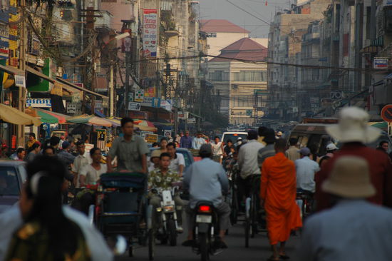 Auf den Strassen Phnom Penhs
