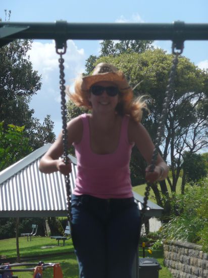 Auch grosse Kinder gehen gerne mal auf den Spielplatz