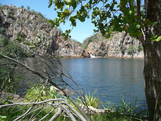 Edith Falls lud zum baden ein