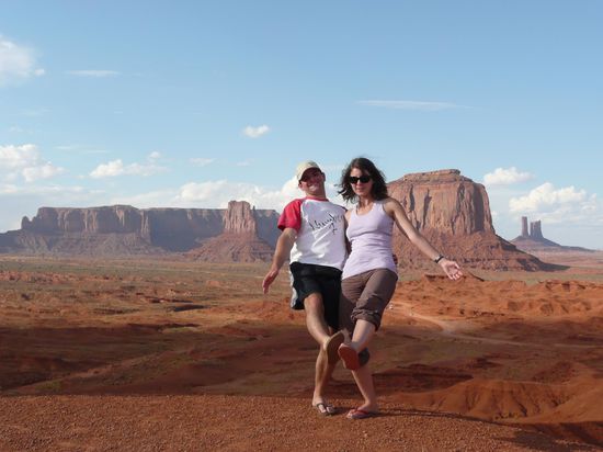 Zwei Clowns im Indianderreservat