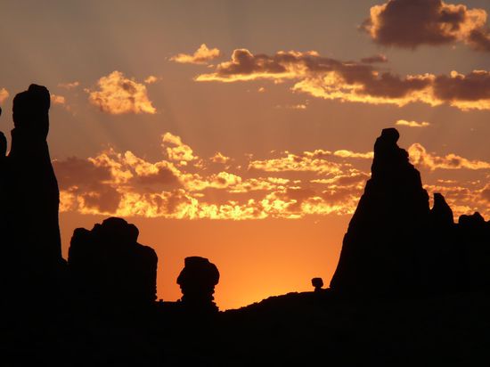 Sonnenaufgang im Indianerreservat