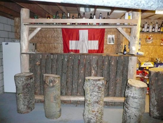 Auch die *Huettenbar* fehlt mir hier in Kanada nicht 