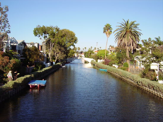 Venice Beach einer der vielen bewundernswerten Kanaelen.