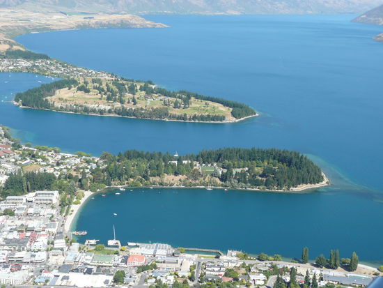 Aussicht auf Queenstown