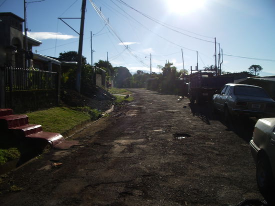 Meine Strasse in Carillos Alto.