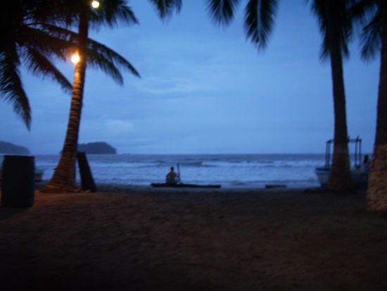der Strand von Samara um 6.00 abends.