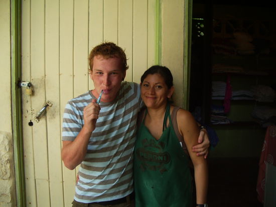 Eine ganz lieb Empleada aus Manuel Anthonio