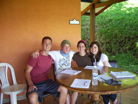 meine Klasse: Jaimes,ich,Morgan und Magda.