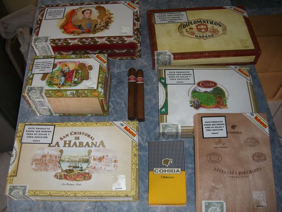 Meine mitgebrachten Cigarren aus Cuba