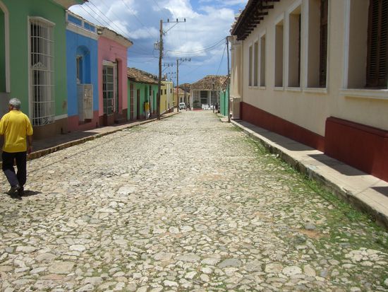 Typische Gasse in Trinidad