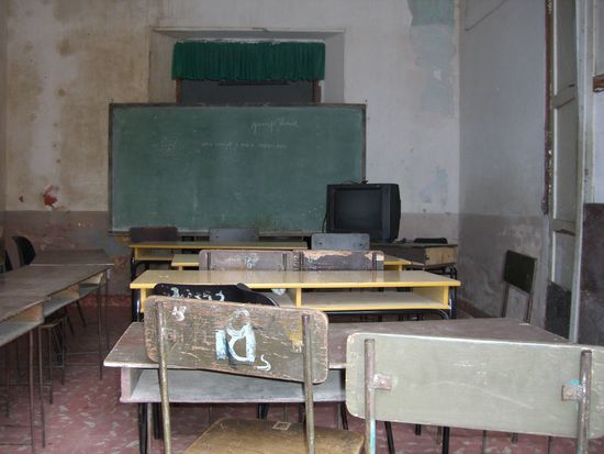 Schulzimmer in Trinidad