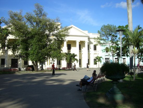 Plaza in der Innenstadt von Santa Clara
