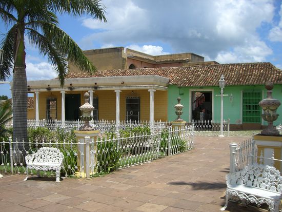 Am Plaza Mayor
(in dem gelben Haus übernachtete einst Alexander Humboldt)