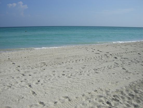 Traumhafter Sand und ebensolches Wasser!