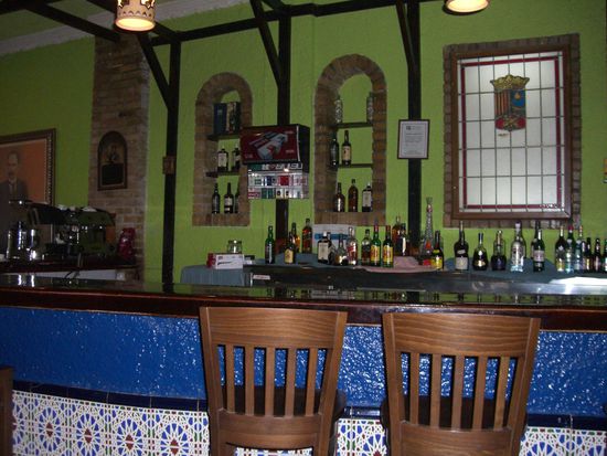 Die Bar im "La Zaragozza"