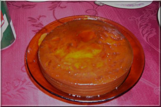 Pudding - Gries(?) Nachspeise mit Karamellsauce.........