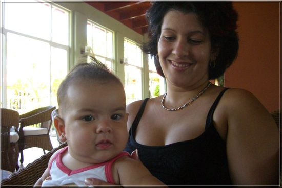 Yamaris und ihre süße Tochter