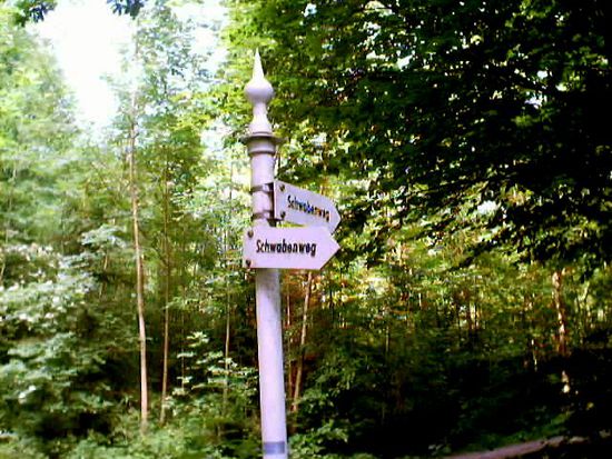 Bis zum Hörnli ist der Jakobsweg als Schwabenweg ausgeschildert