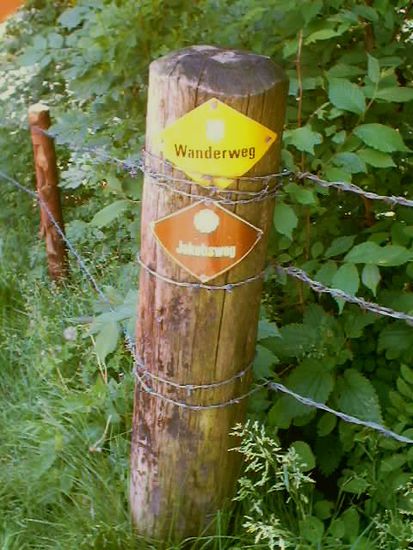 aus Schwabenweg wird Jakobsweg