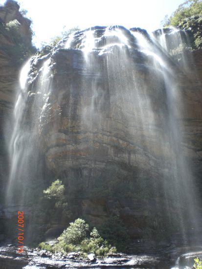 ...die Wenworth Falls...