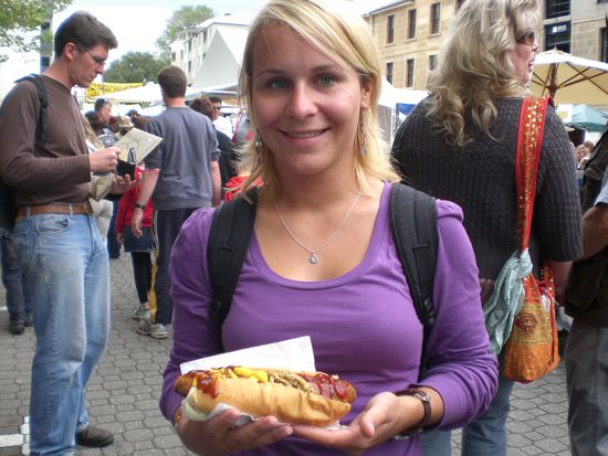 ...und dort hab ich mir mal eine gscheide Bratwurst gegoennt... 