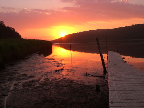 Sonnenuntergang am Campingplatz...
