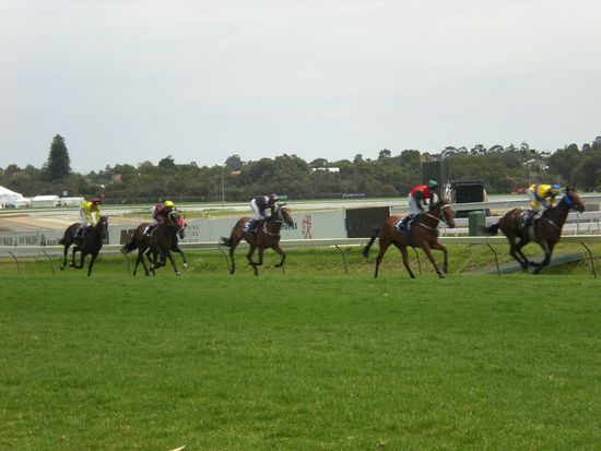 Beim Rennen in Ascot...