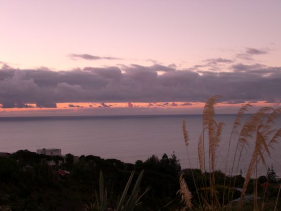 Sonnenuntergang ueber Raglan...