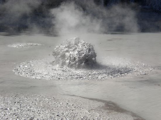 ...und den matschigen Pools...