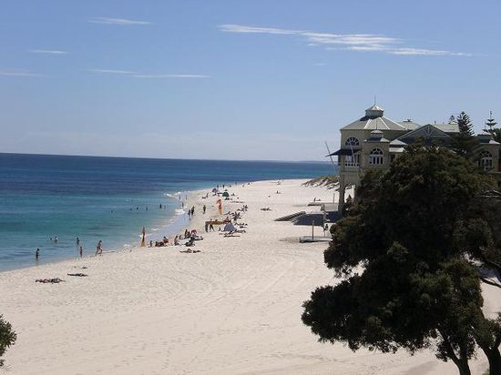 Am Strand von Cottesloe...
