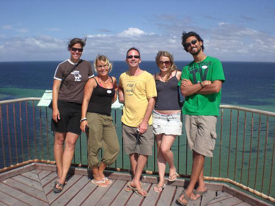 Gruppenfoto in der Shark Bay Area!