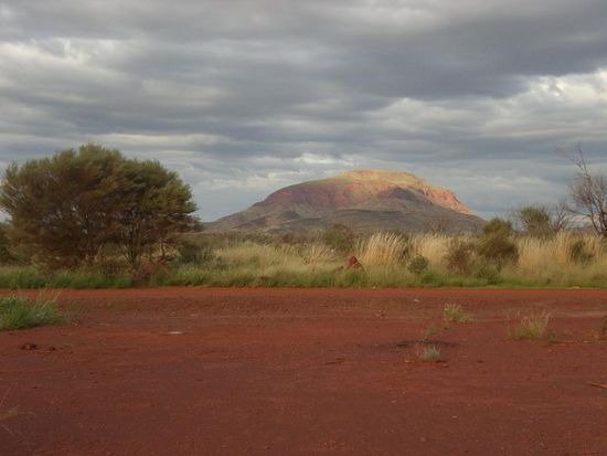 Und so stell ich mir das australische Outback vor! Das war aufm Weg zum Karijini National Park...