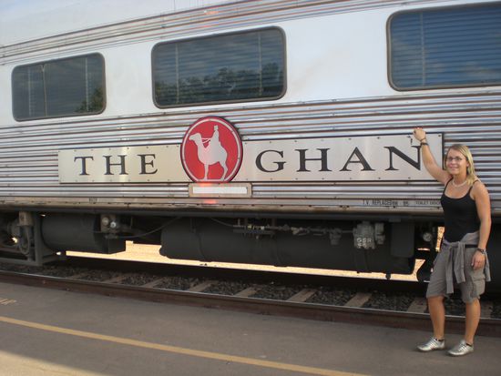 Reisen mit dem Ghan...