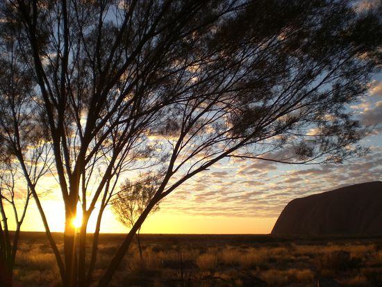 .. and the Rock - Sunrise!